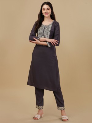 RIEKA Women Kurta Pant Set