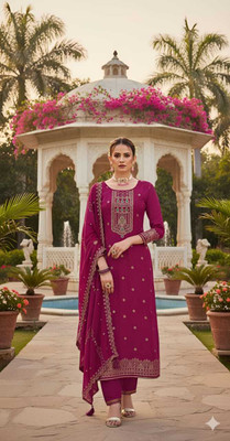 Hiti Creations Women Kurti Pant Dupatta Set