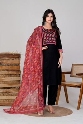 satrangi creation Women Kurti Pant Dupatta Set
