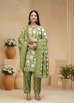 PickCell Women Kurti Palazzo Dupatta Set