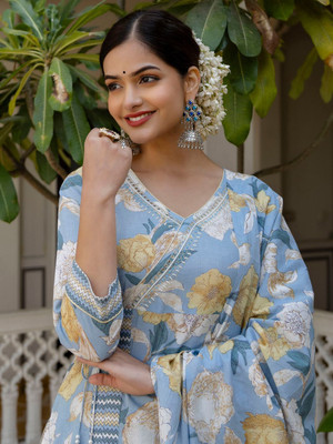 ANOUK Women Kurta Pyjama Dupatta Set