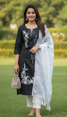 Zivora Women Kurti Pant Dupatta Set