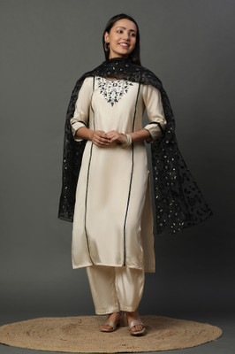 Aurelia Women Kurta Palazzo Dupatta Set