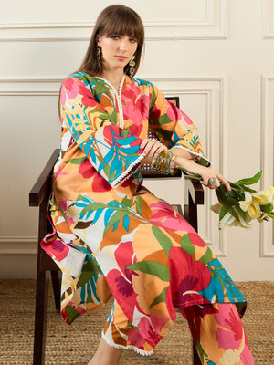 Indo Era Women Kurti Pant Set