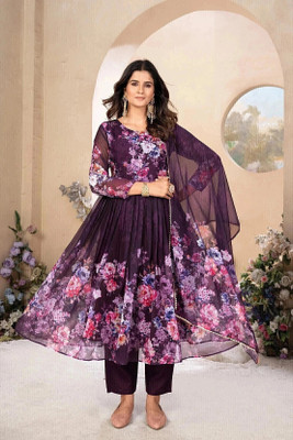 DHANISHA Women Ethnic Top Pant Dupatta Set