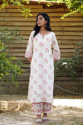 LOOKMARK Women Kurta Pant Set