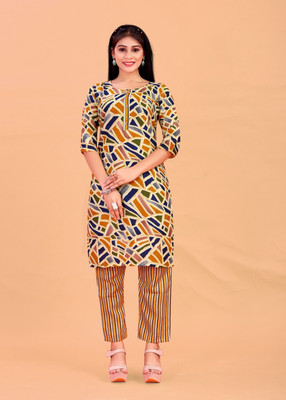 Vimalnath Synthetics Women Kurti Pant Set