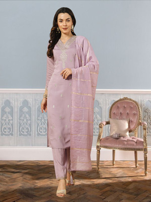 MORLY Embroidered Kurta, Trouser/Pant & Dupatta Set