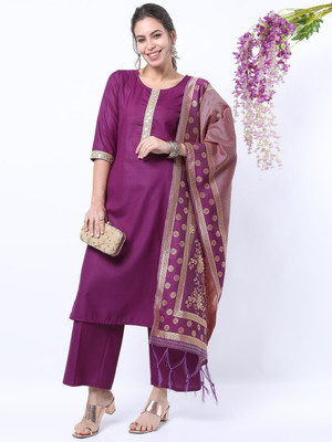 KETCH Women Kurta Palazzo Set