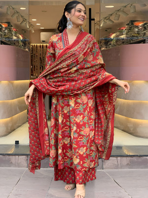 SHREE INFINITY EXPORT Women Kurti Pant Dupatta Set