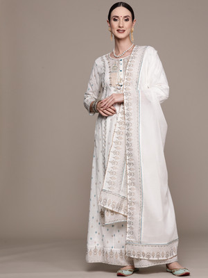 Ishin Women Kurta Sharara Dupatta Set