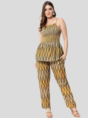 Vastraa Fusion Women Ethnic Top Palazzo Set