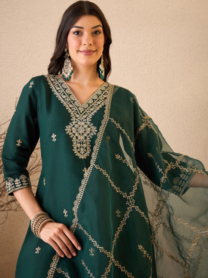 Royal Export Women Kurta Pant Dupatta Set