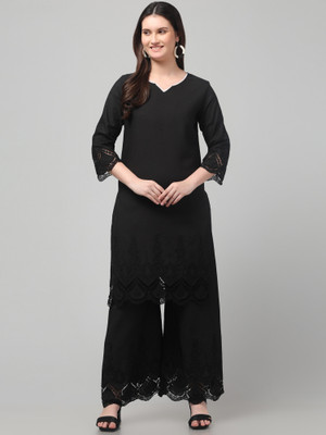 FamBee Women Kurti Palazzo Set