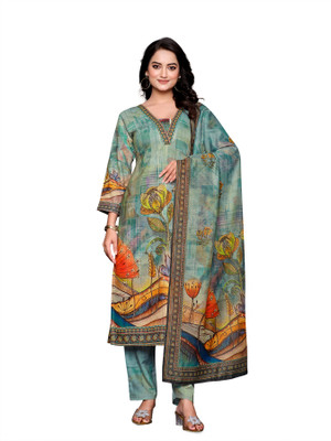 PARVOTSAV Women Kurti Pant Dupatta Set