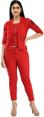 PERFECTPIVOT Women Ethnic Top Pant Ethnic Jacket Set