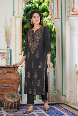 Yash Gallery Women Kurta Pant Set