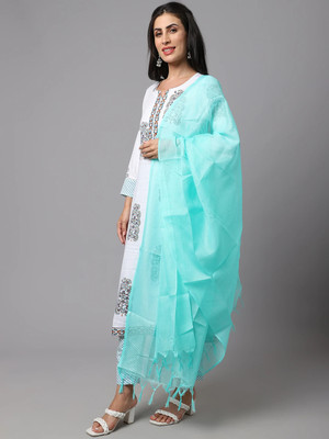 1 Stop Fashion Women Kurta Pant Dupatta Set