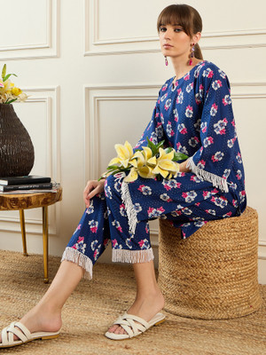 Indo Era Women Kurti Pant Set