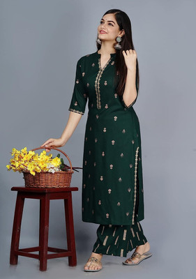 YANDZONE Women Kurta Palazzo Set