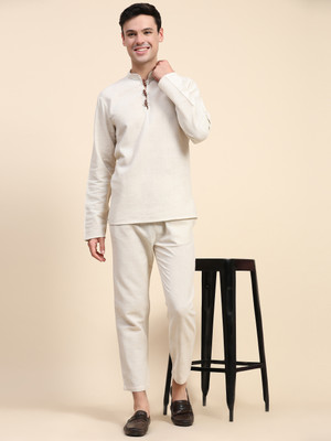 SKAVIJ Men Kurta Pyjama Set