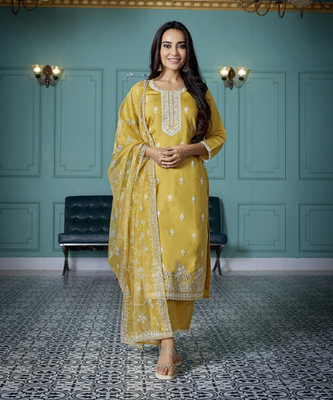 Divastri Women Kurta Pant Dupatta Set