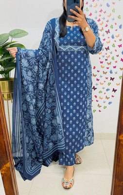 DALIRAMA Women Kurti Pant Attached Dupatta Set