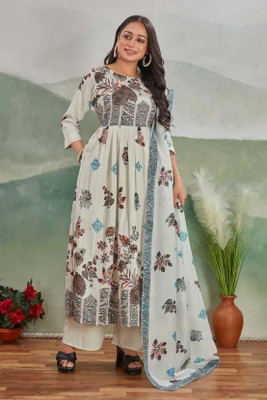 THUMMAR HOUSE Women Kurta Palazzo Dupatta Set