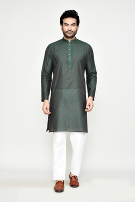POLY2FAB Men Kurta Pyjama Set