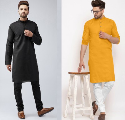 LookMakers Men Kurta Pyjama Set