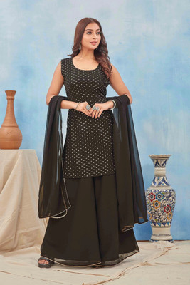 Odd by chansi Trendz Women Kurti Palazzo Dupatta Set