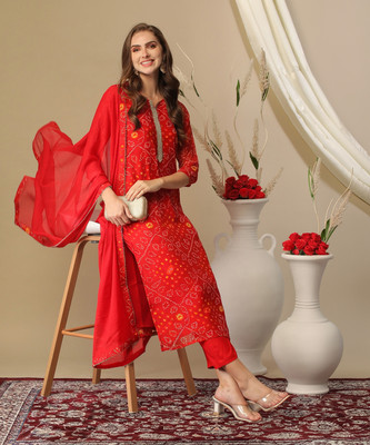 Divastri Women Kurta Pant Dupatta Set