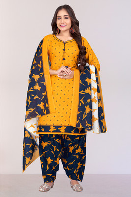 Rajnandini Women Kurta Patiala Attached Dupatta Set