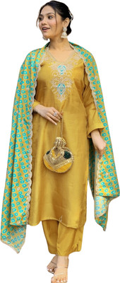 nayan Women Kurti Pant Dupatta Set