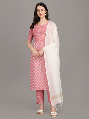 Hetvi Creation Women Kurta Pant Dupatta Set
