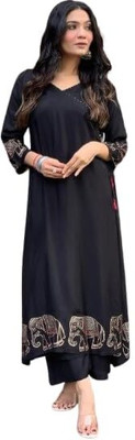 WishWorld Women Kurti Palazzo Set