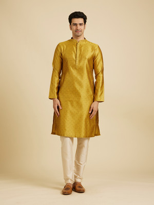 MANYAVAR Men Kurta Pyjama Ethnic Jacket Set
