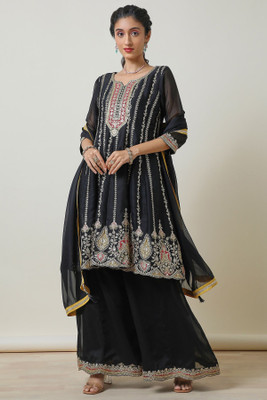 soch Women Kurta Palazzo Dupatta Set