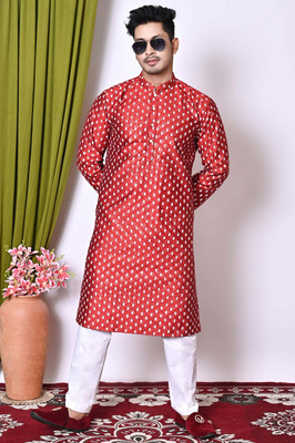 NFC CREATION Men Kurta Pyjama Set