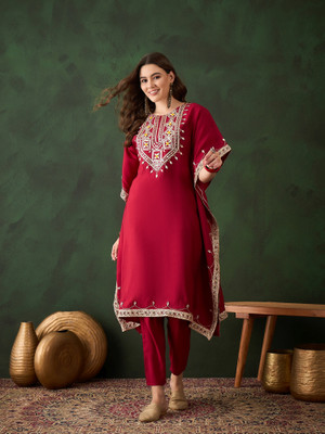 Sangria Women Kaftan Pant Set