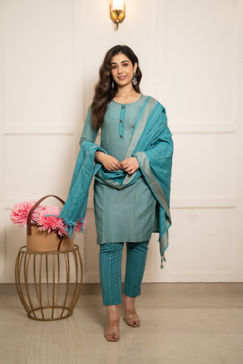 Andheriyas Collection Women Kurta Pant Dupatta Set