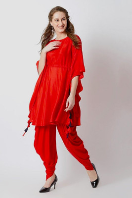 vishra Women Kurta Dhoti Pant Set