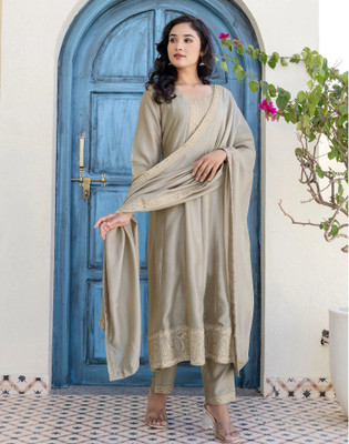 Skylee Women Kurta Pant Dupatta Set