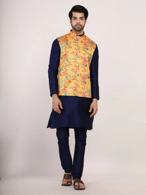 JEXI Men Kurta Pyjama Ethnic Jacket Set