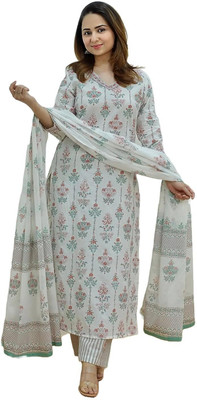 Deniyel Women Kurta Pant Dupatta Set