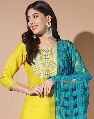 Skylee Women Kurta Pant Dupatta Set