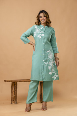 CLOTHYFUSION Top Palazzos Co-ords Set