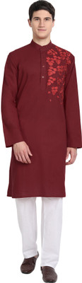 SKAVIJ Men Kurta Pyjama Set