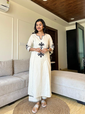 ELEPANTS Women Kurti Palazzo Set