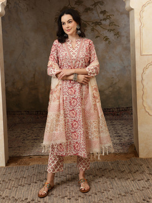 Sangria Women Kurta Pant Dupatta Set
